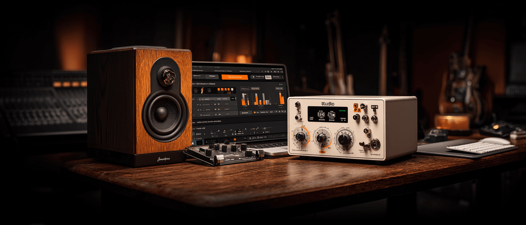 Studio recording equipment Marketplace hero banner